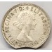 AUSTRALIA 1960 . SIXPENCE . ERROR . CLIPPED PLANCHET AT THE BASE